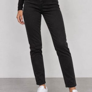 Джинси жіночі skinny, колір чорний, 186R0028