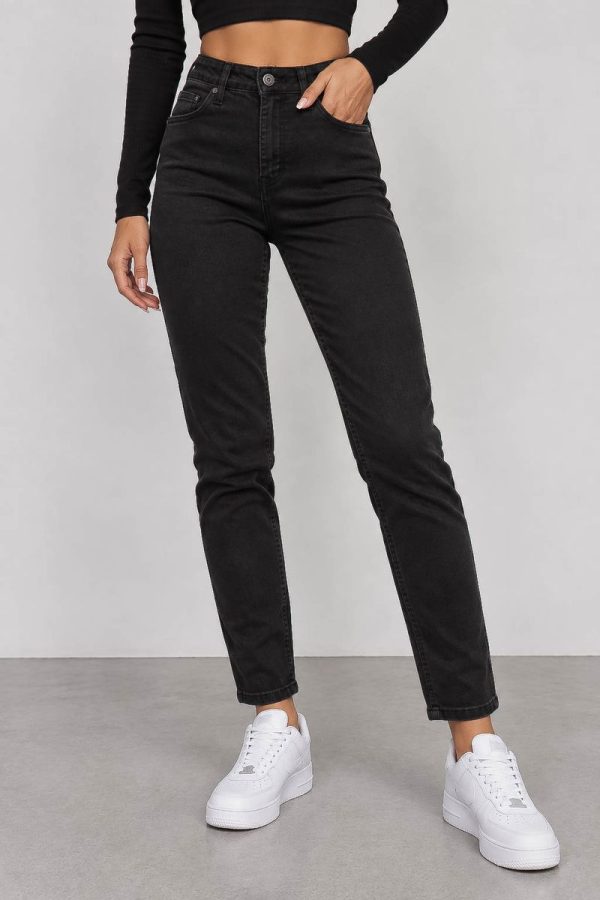 Джинси жіночі skinny, колір чорний, 186R0028 Джинси жіночі skinny, колір чорний, 186R0028
