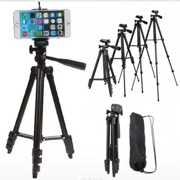 2eqwgr3wqasdftwe.jpg Штатив для телефону та фотоапарата Tripod 3120 PRO портативний трипод 0,35-1.02м висота