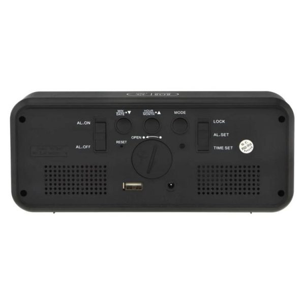3ckavykufyv.jpg Годинник настільний DT-6508 з будильником та USB зарядкою із зеленим підсвічуванням, лід годинник настільний