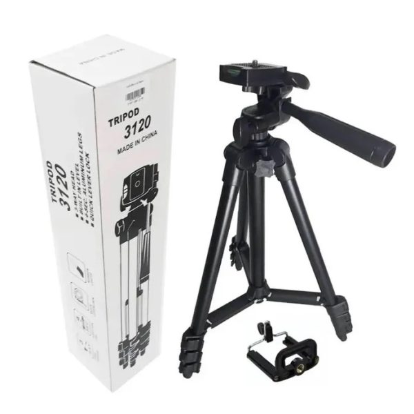 3qwafsdt4werasfdgre.jpg Штатив для телефону та фотоапарата Tripod 3120 PRO портативний трипод 0,35-1.02м висота