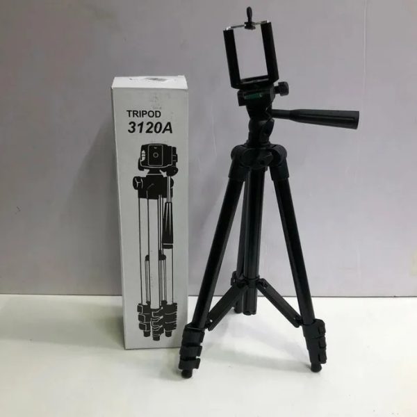 3rwfag4twesafsd.jpg Штатив для телефону та фотоапарата Tripod 3120 PRO портативний трипод 0,35-1.02м висота