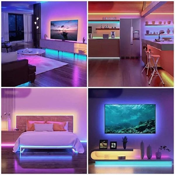 3ucvfyk3ujcfvy.jpg Світлодіодна стрічка SMD 5050 RGB LED 5 м IP65 з пультом та блоком живлення 220v, 5м, Стрічка світлодіодна 5050
