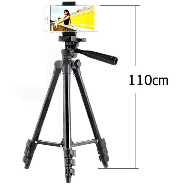 3wrsfdhy54tesfdgre.jpg Штатив для телефону та фотоапарата Tripod 3120 PRO портативний трипод 0,35-1.02м висота