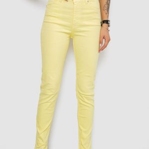 Джинси жіночі Slim Fit, колір жовтий, 182R1489S19