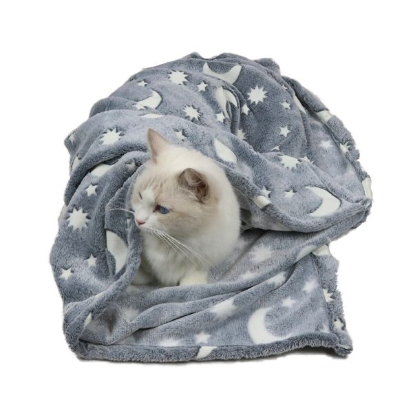 4ckayvapeucfy.jpg Плед, що світиться в темряві, плюшеве покривало Blanket kids Magic Star 150х100 см флісова ковдра Gray