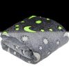 4cuaifvsuc.jpg Плед, що світиться в темряві, плюшеве покривало Blanket kids Magic Star 150х100 см флісова ковдра Gray