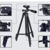 4r3wedsft4reasd.jpg Штатив для телефону та фотоапарата Tripod 3120 PRO портативний трипод 0,35-1.02м висота