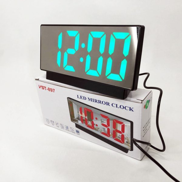 4tegsdfzgaageases.jpg Електронні настільні LED годинники від USB VST-897-4 з будильником та термометром