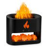 catalog_1783872104_339.png Лампа зволожувач повітря Docsal Flame 3 в 1 з соляним камінням, Портативний зволожувач лампа чорна