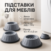 creative_1772350085_127.png Універсальні антивібраційні підставки для пральної машини холодильника меблів 4 шт