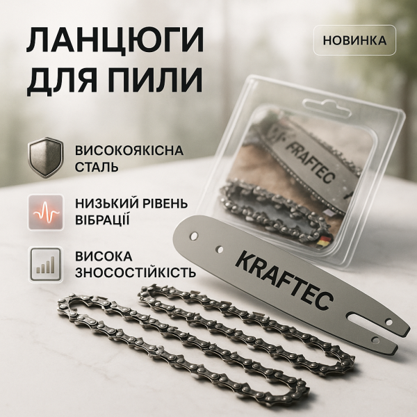 creative_1772428381_643.png Комплект шина 45 см + 2 ланцюги 18 дюймів 72 ланки для бензопили, із міцної сталі для довговічності та надійності