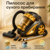 creative_1772452479_599.png Пилосос для сухого прибирання з турбощіткою Domotec MS-4408 3600 Вт без мішка колбовий циклонний для дому контейнерний