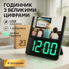 creative_1781538697_326.png Електронний дротовий настільний цифровий годинник DS-6608 з фоторамкою, зелене підсвічування Black