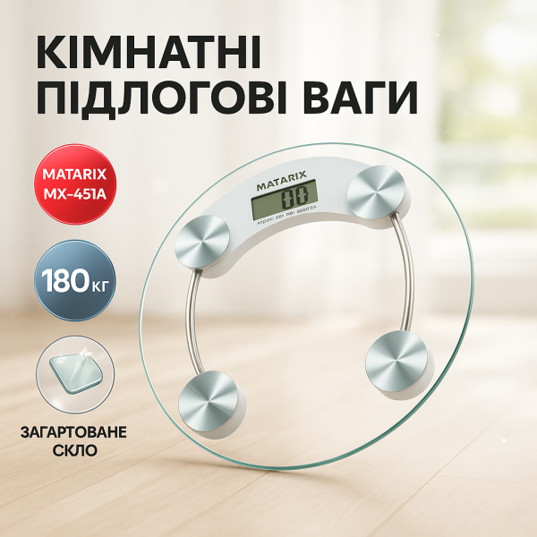 creative_1781548240_288.png Ваги електронні підлогові MATARIX MX-451A 180 кг круглі, ваги для зважування людей