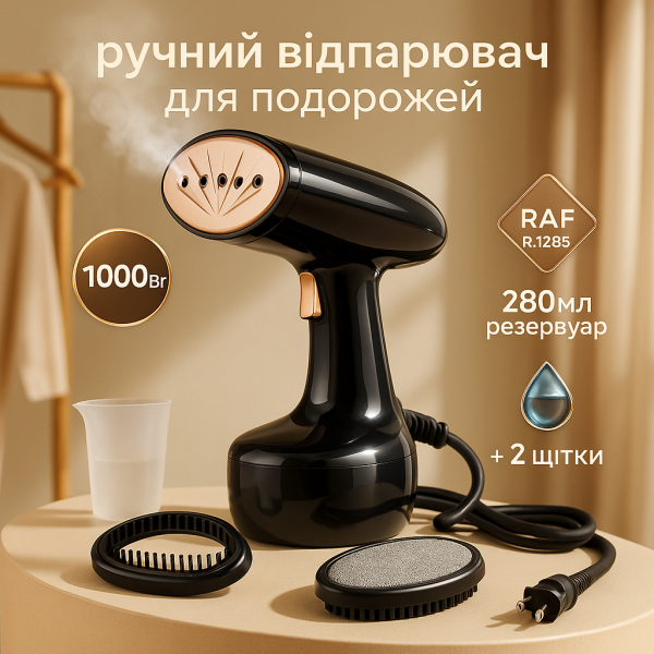 creative_1789075461_238.png Відпарювач ручний RAF R.1285 Праска з парою для вертикального прасування одягу 1600 Вт