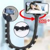 cufvsmkuacfy.jpg Гнучкий тримач для телефону з універсальними присосками Cute Worm Lazy Holder. Колір: чорний