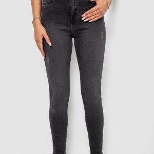 Джинси жіночі однотонні Skinny, колір сірий, 244RS123 Джинси жіночі однотонні Skinny, колір сірий, 244RS123