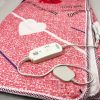 eupyvuyfpuyfpfy.jpg Електропростирадло електричне простирадло з підігрівом Electric Blanket 170х150см серця