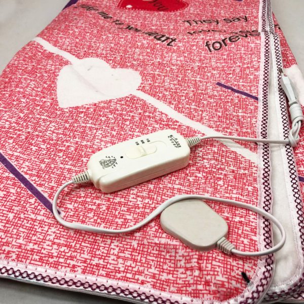eupyvuyfpuyfpfy.jpg Електропростирадло електричне простирадло з підігрівом Electric Blanket 170х150см серця