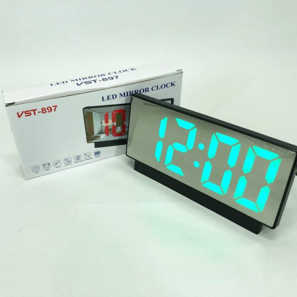 euyfrakfyvkkpf.jpg Електронні настільні LED годинники від USB VST-897-4 з будильником та термометром