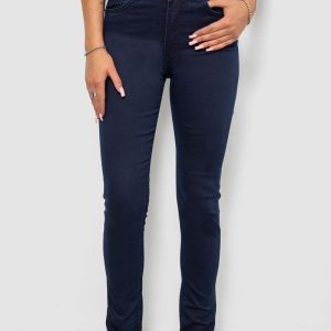 Джинси жіночі однотонні Skinny, колір синій, 244R253-10 Джинси жіночі однотонні Skinny, колір синій, 244R253-10