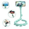 gwefdvwreda.jpg Гнучкий тримач для телефону з універсальними присосками Cute Worm Lazy Holder. Колір: зелений