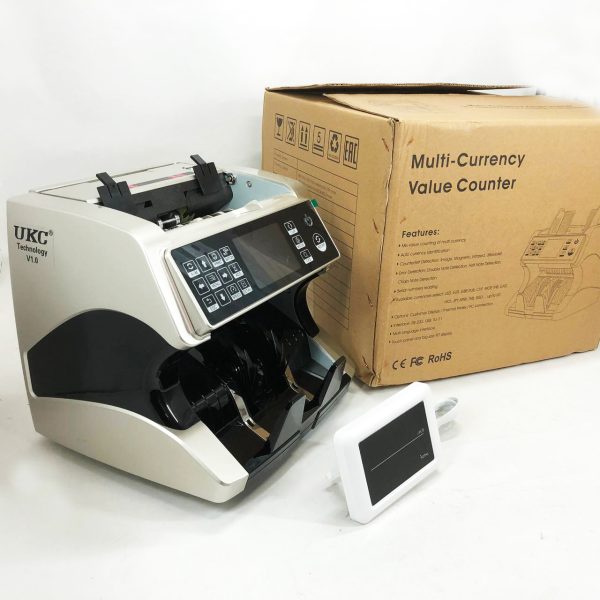 Лічильник банкнот Bill Counter AL-920 з визначенням номіналу та детекторами UV/MG/IR
