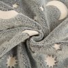 k3ucfype43kjcfyvs.jpg Плед, що світиться в темряві, плюшеве покривало Blanket kids Magic Star 150х100 см флісова ковдра Gray