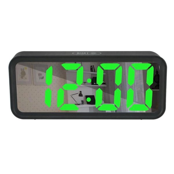 kcavipuavfiai-1.jpg Годинник настільний DT-6508 з будильником та USB зарядкою із зеленим підсвічуванням, лід годинник настільний