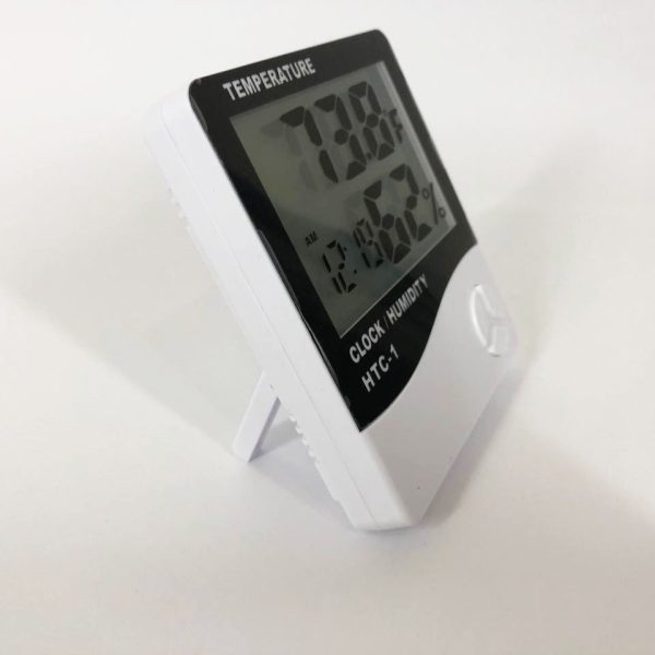 kcufyvakcufyv.jpg Термогігрометр Generic HTC-1 годинник будильник метеостанція, Термометр гігрометр в будь-якому місці