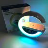 kcyvukvvyyvf.jpg Настільна смарт лампа-нічник G-Smart BT-3401 з бездротовою зарядкою, колонкою та годинником White