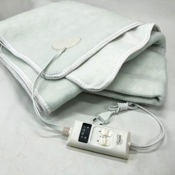 kuyvpkfupayf.jpg Електропростирадло електричне простирадло з підігрівом Electric Blanket 150х120см. Колір: білий