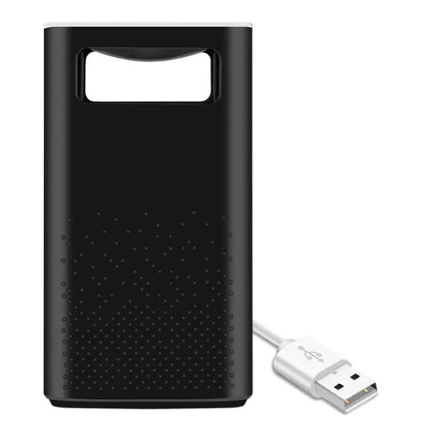 kvpuypupvyfpyvf.jpg Лампа від комарів USB Bug Zapper Fly. Колір: чорний