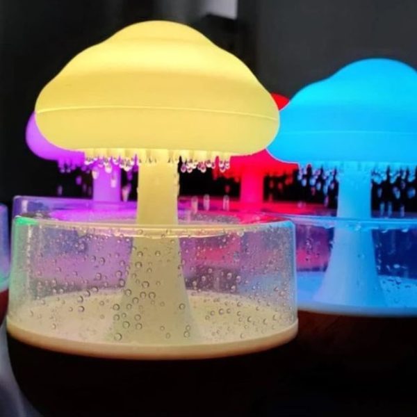 n4kuparevyepkup.jpg Нічник-зволожувач з ефектом дощу Cloud Rain Humidifier, Аромадіфузор зволожувач повітря для дому