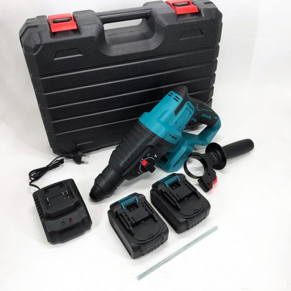 oeavivipkivpvi.jpg Перфоратор акумуляторний безщітковий KRAFFTEC 48V 2 акб 4.0AH дриль на акамуляторі для дому в кейсі