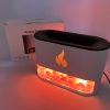 pkivpifpivpifpui.jpg Лампа зволожувач повітря Docsal Flame 3 в 1 з соляним камінням, Портативний зволожувач лампа біла