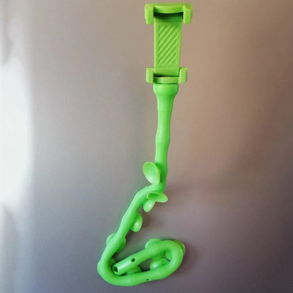 qewadfewadasdsa.jpg Гнучкий тримач для телефону з універсальними присосками Cute Worm Lazy Holder. Колір: зелений