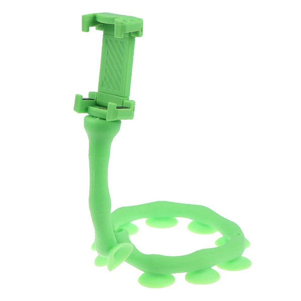 qewsaferwadasd.jpg Гнучкий тримач для телефону з універсальними присосками Cute Worm Lazy Holder. Колір: зелений