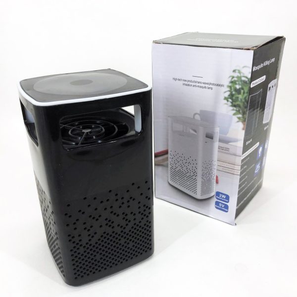 ravipavipipivf.jpg Лампа від комарів USB Bug Zapper Fly. Колір: чорний