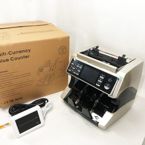 Лічильник банкнот Bill Counter AL-920 з визначенням номіналу та детекторами UV/MG/IR