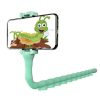rfwsdvvewvrsvdsadf.jpg Гнучкий тримач для телефону з універсальними присосками Cute Worm Lazy Holder. Колір: зелений