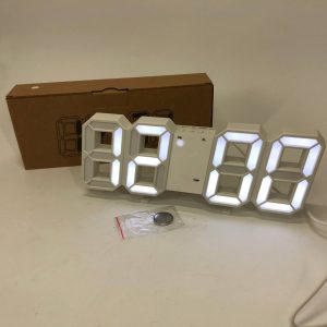 rkavpeivpivfpui.jpg Годинник настільний LY-1089 з білим підсвічуванням LED білий, Годинник електронний світиться, Електронний годинник VST