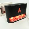 rnkviapravirkvrva.jpg Лампа зволожувач повітря Docsal Flame 3 в 1 з соляним камінням, Портативний зволожувач лампа чорна
