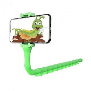 rqwadsewqasdsa.jpg Гнучкий тримач для телефону з універсальними присосками Cute Worm Lazy Holder. Колір: зелений