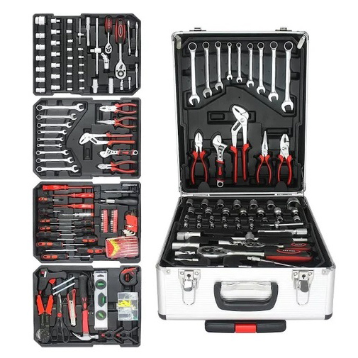 rvapyvfpuyvpyvyf.jpg Професійний набір інструментів Tools Set KRAFFTEC у валізі з тріскачкою із 408 предметів