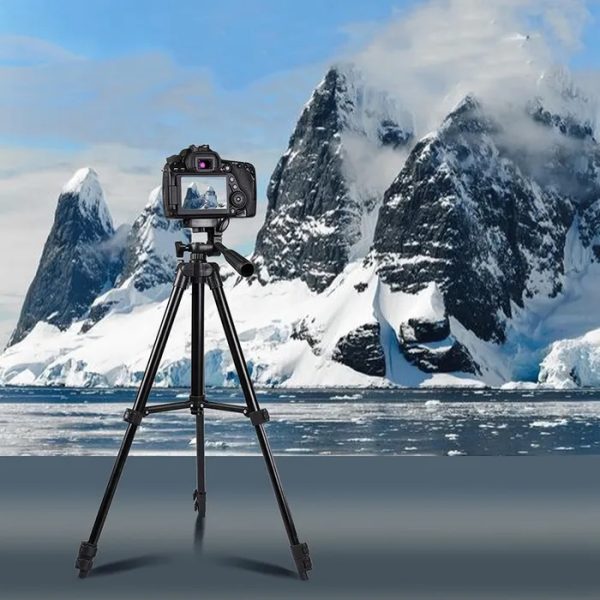 t43rwafdsdgh5t4werasd.jpg Штатив для телефону та фотоапарата Tripod 3120 PRO портативний трипод 0,35-1.02м висота
