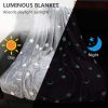 ucaivpkucvccjvj.jpg Плед, що світиться в темряві, плюшеве покривало Blanket kids Magic Star 150х100 см флісова ковдра Gray