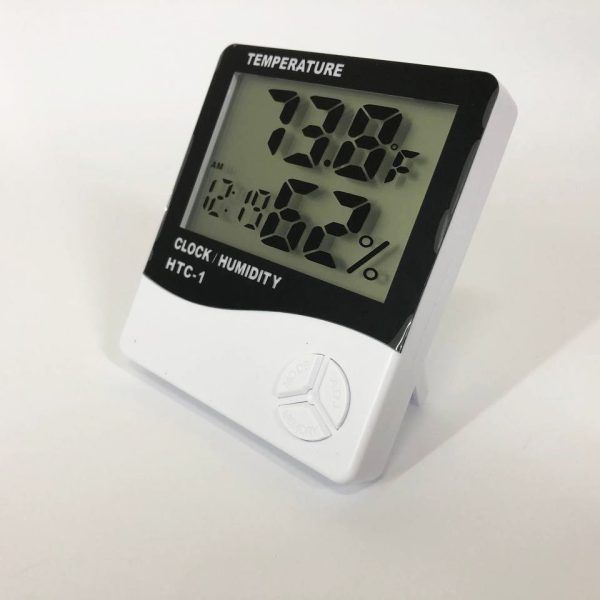 ucfvyakcyfv.jpg Термогігрометр Generic HTC-1 годинник будильник метеостанція, Термометр гігрометр в будь-якому місці