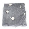 ucfyavaufvycf.jpg Плед, що світиться в темряві, плюшеве покривало Blanket kids Magic Star 150х100 см флісова ковдра Gray
